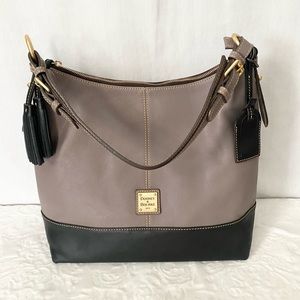 Dooney & Bourke leather color block shoulder bag